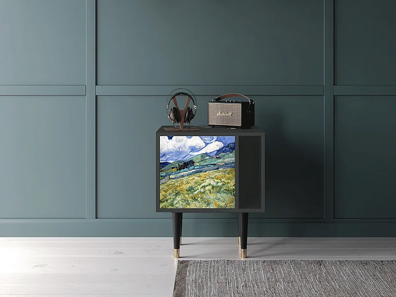 Table de nuit - 57х69х48 cm - S2 - Landscape, Anthracite