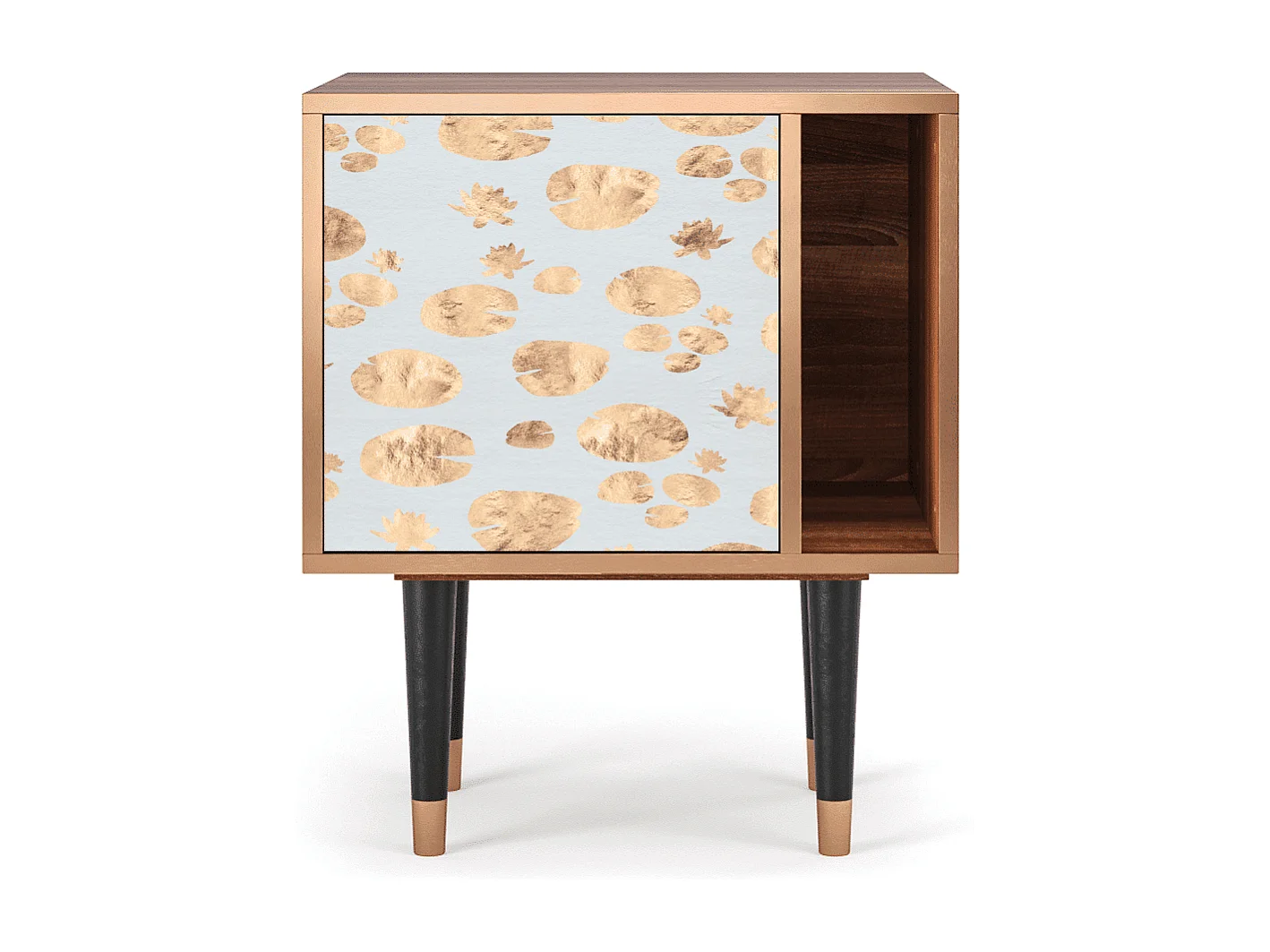 Table de nuit - 57х69х48 cm - S2 - Blue Giraffe, Noyer