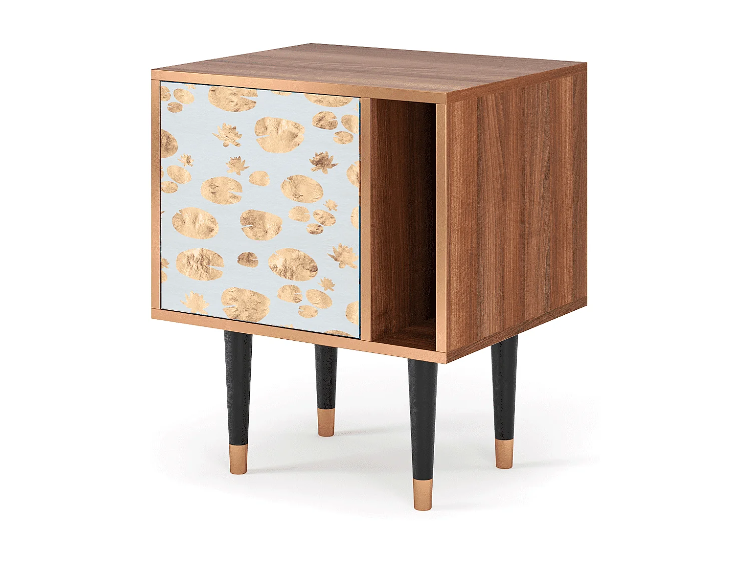 Table de nuit - 57х69х48 cm - S2 - Blue Giraffe, Noyer