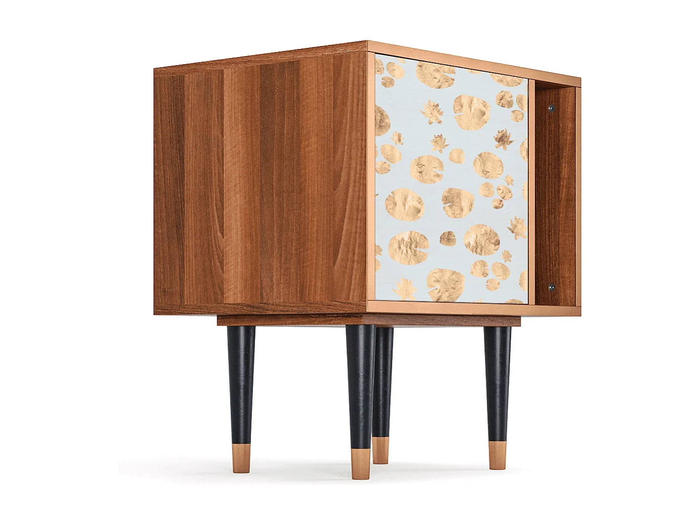 Table de nuit - 57х69х48 cm - S2 - Blue Giraffe, Noyer