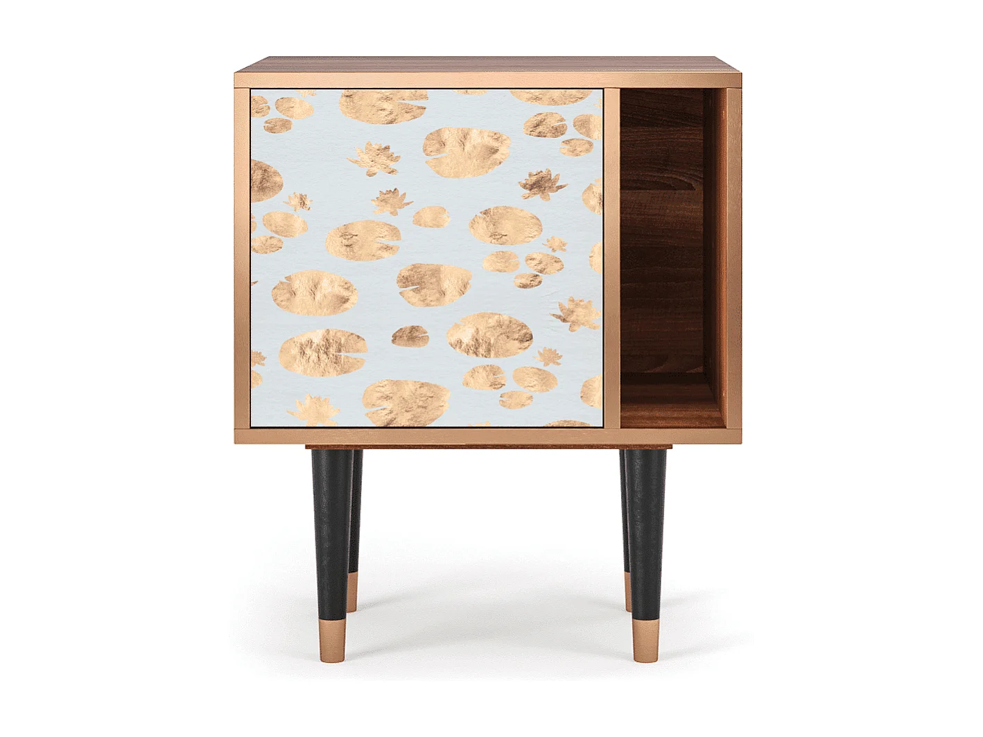 Table de nuit - 57х69х48 cm - S2 - Blue Giraffe, Noyer
