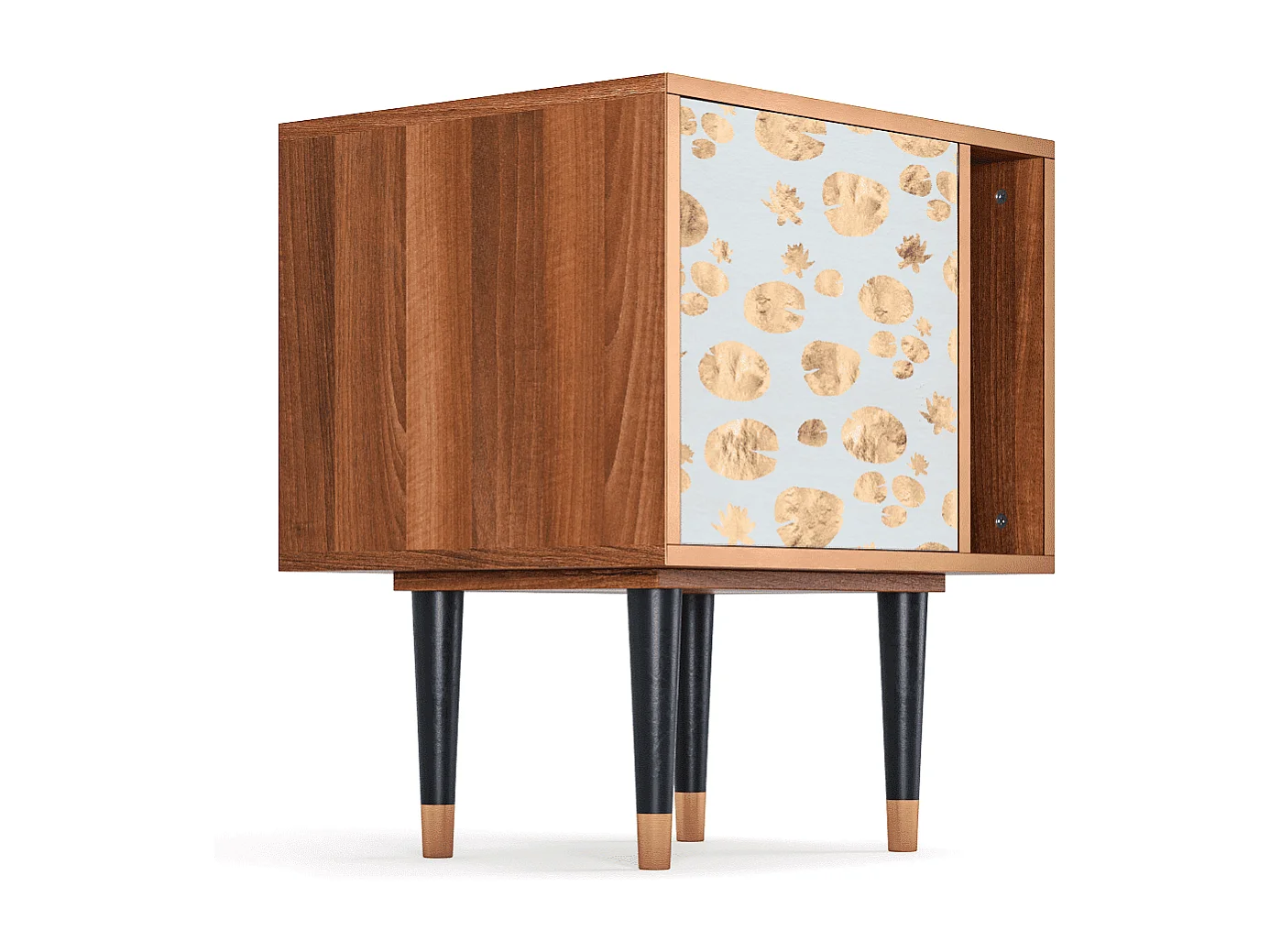 Table de nuit - 57х69х48 cm - S2 - Blue Giraffe, Noyer