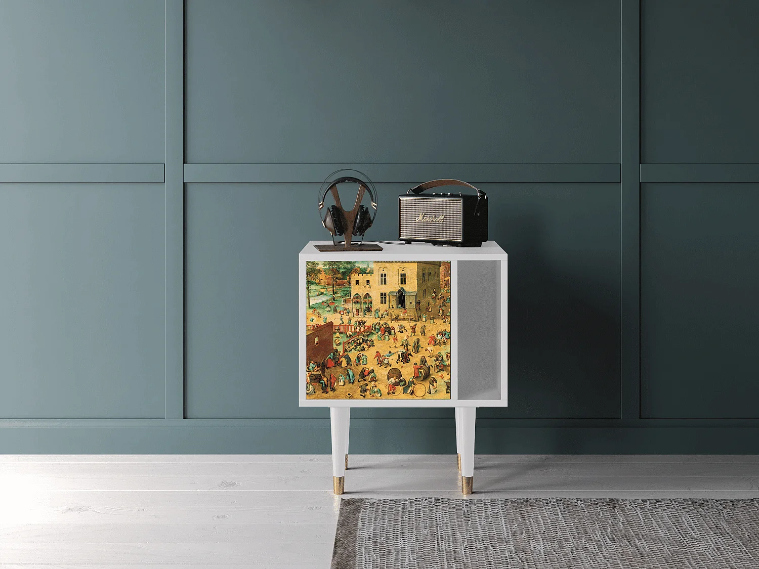 Table de nuit - 57х69х48 cm - S2 - Children Games, Blanc