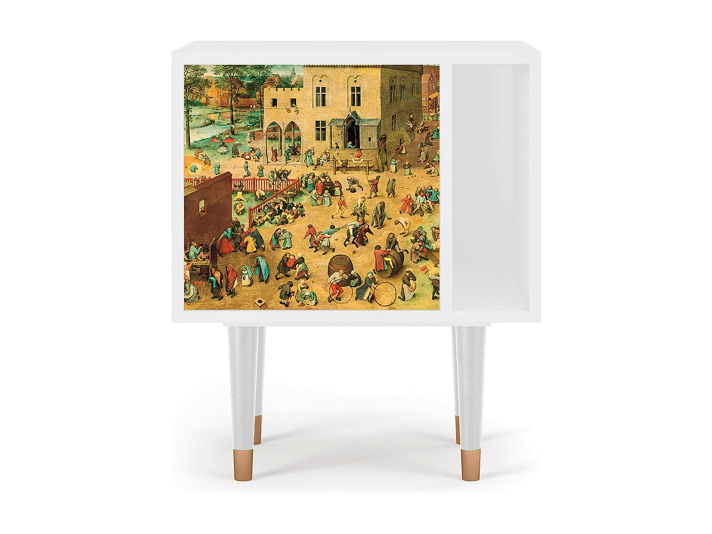 Table de nuit - 57х69х48 cm - S2 - Children Games, Blanc