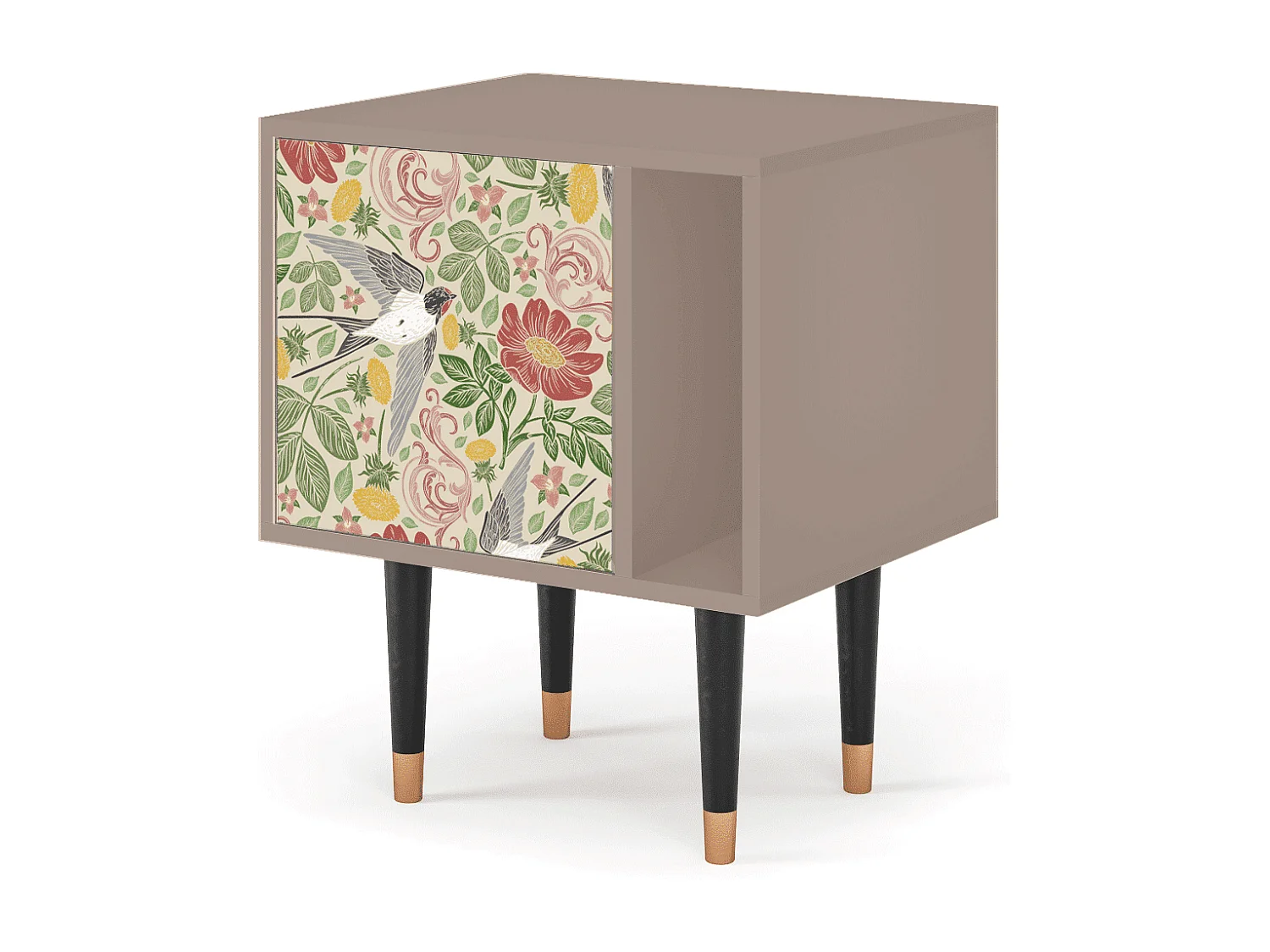 Nachtkastje - 57х69х48 cm - S2 - Spring Swallow, Latte