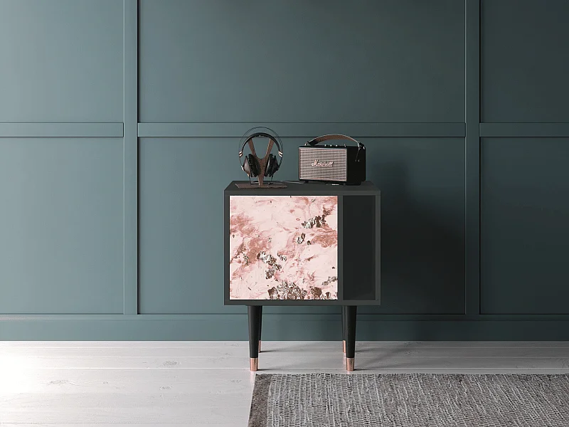 Comodino - 57х69х48 cm - S2 - Cotton Candy, Antracite