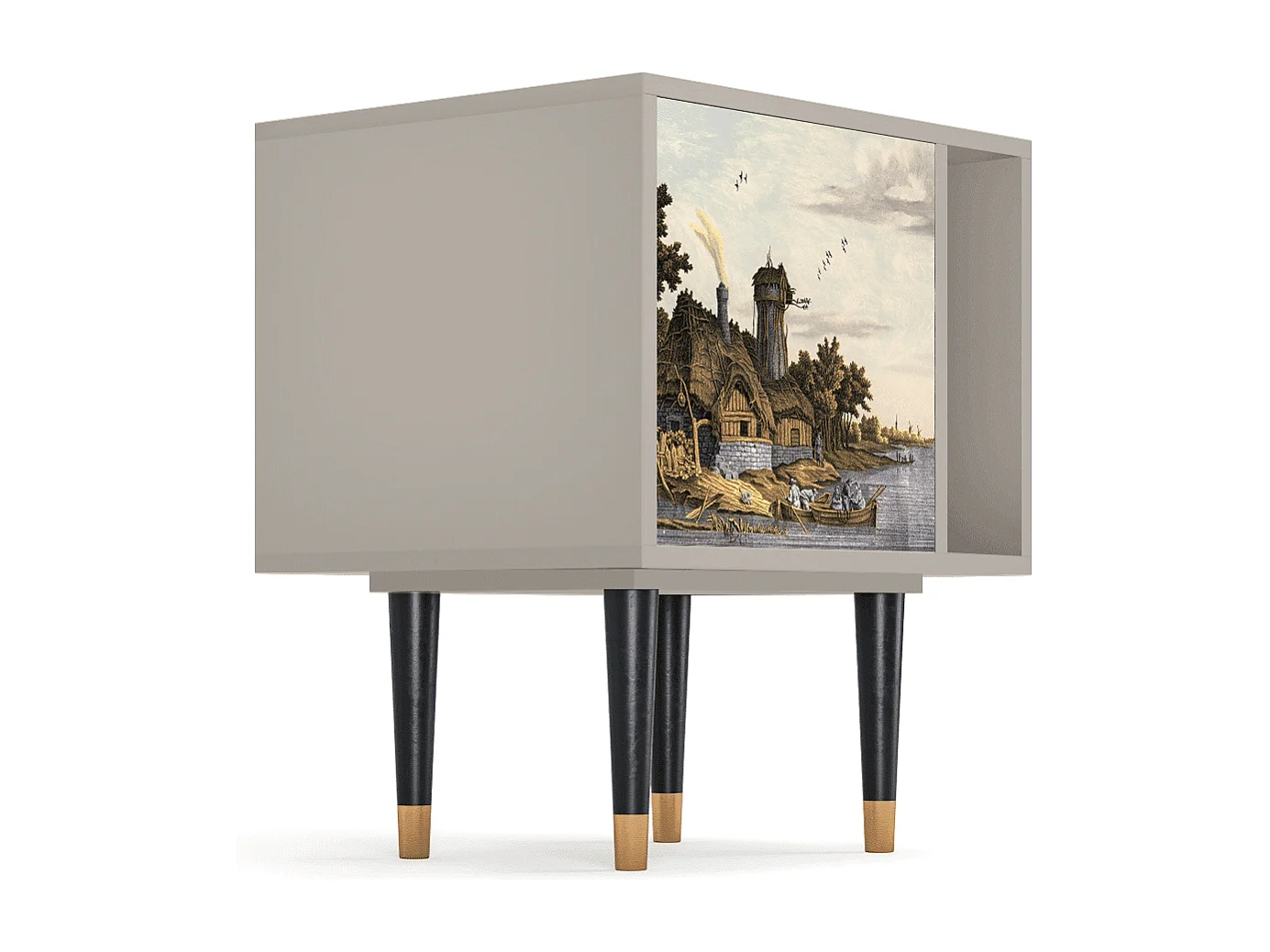 Nachttisch - 57х69х48 cm - S2 - Mill along a River, Sand