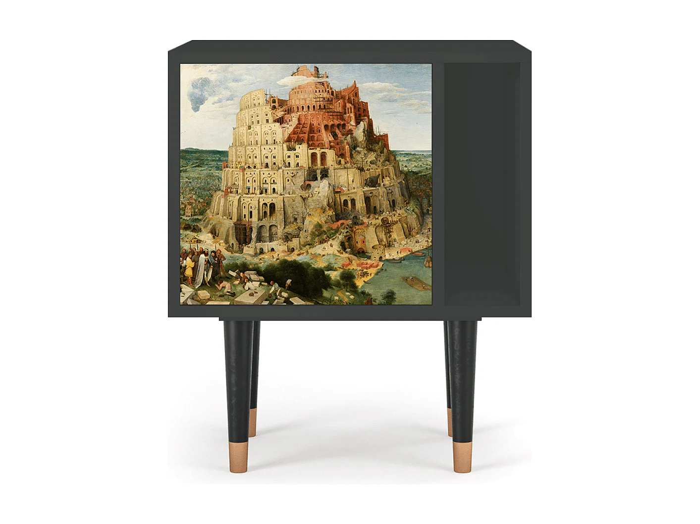 Criado-mudo - 57х69х48 cm - S2 - Elder The Tower, Antracite