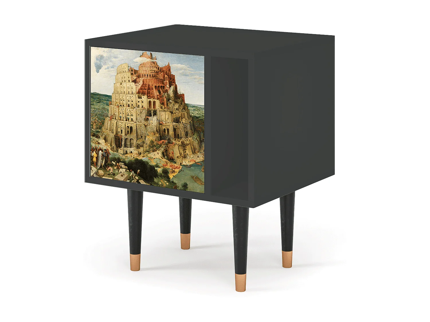 Criado-mudo - 57х69х48 cm - S2 - Elder The Tower, Antracite