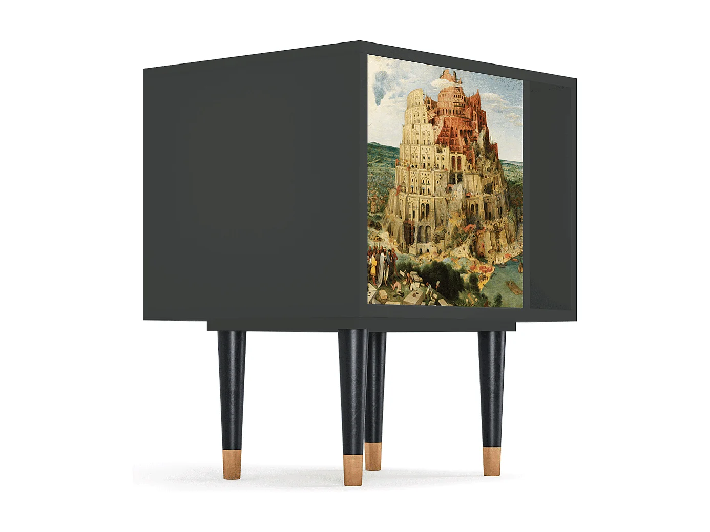 Criado-mudo - 57х69х48 cm - S2 - Elder The Tower, Antracite