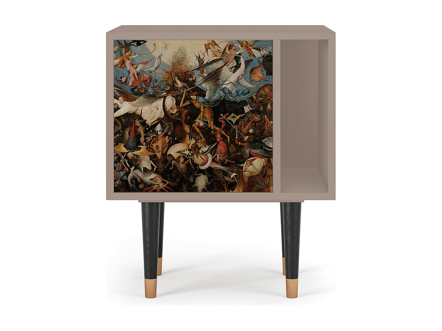 Stolik nocny - 57х69х48 cm - S2 - The Fall, Latte