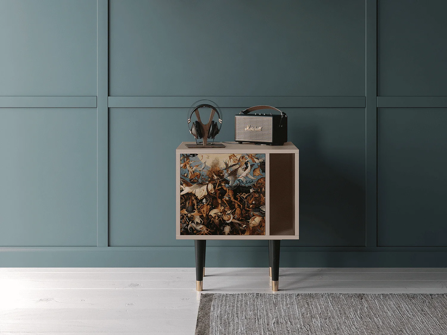 Table de nuit - 57х69х48 cm - S2 - The Fall, Latte