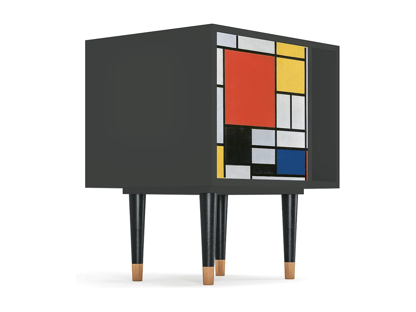 Table de nuit - 57х69х48 cm - S2 - Composition, Anthracite