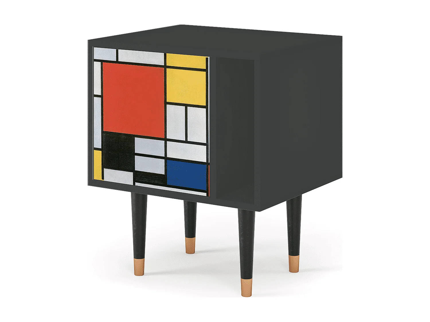 Table de nuit - 57х69х48 cm - S2 - Composition, Anthracite