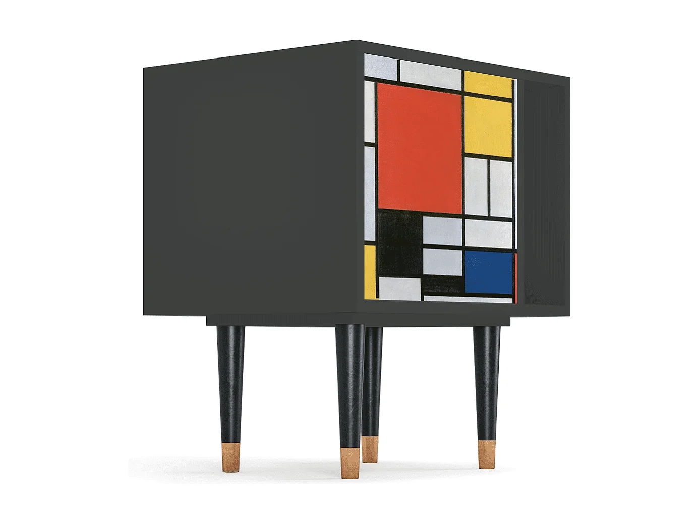 Table de nuit - 57х69х48 cm - S2 - Composition, Anthracite