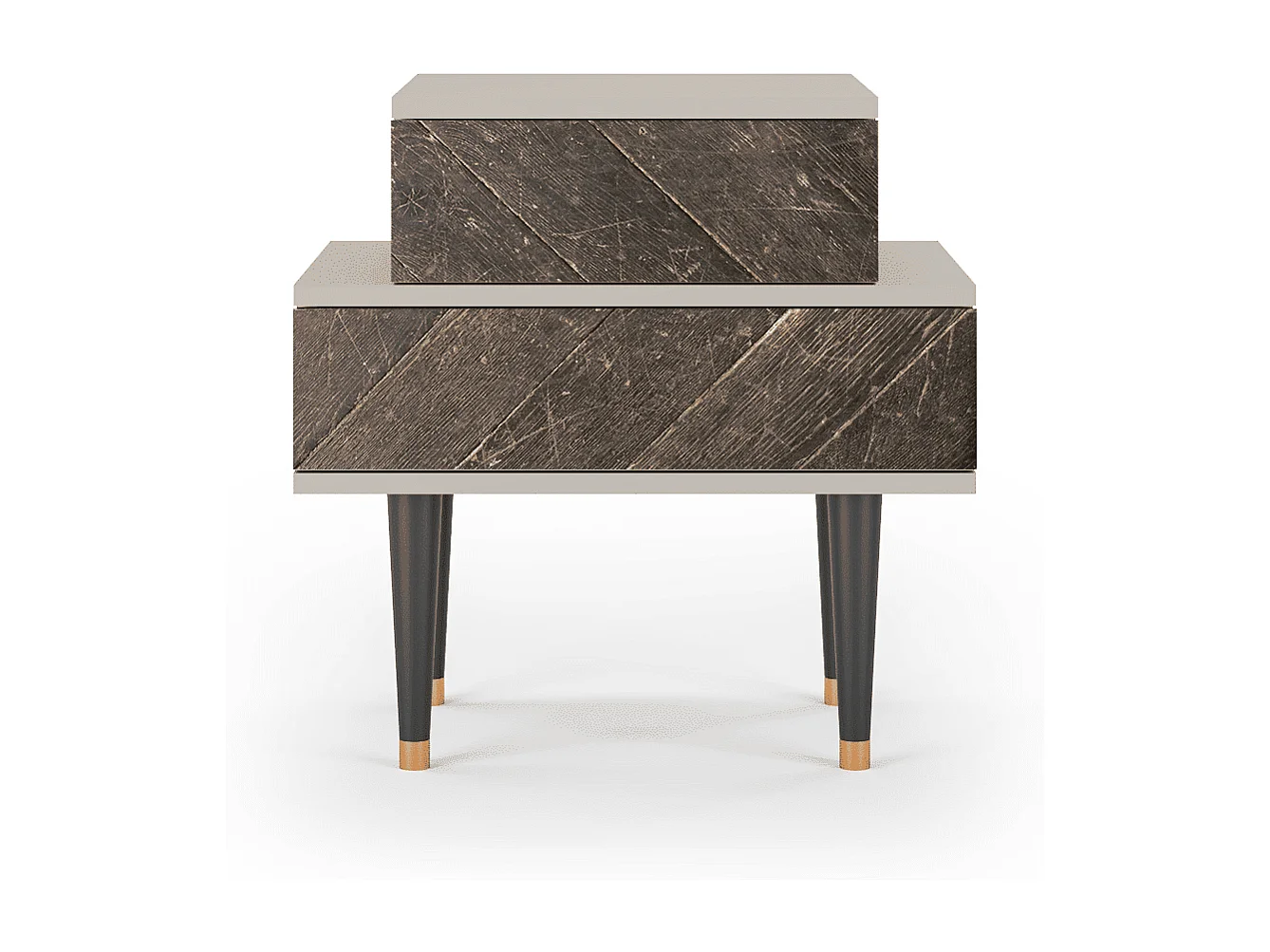 Table de nuit - 58х58х41 cm - NS1 - Wise Tree, Sable