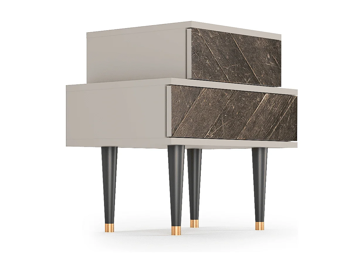 Table de nuit - 58х58х41 cm - NS1 - Wise Tree, Sable