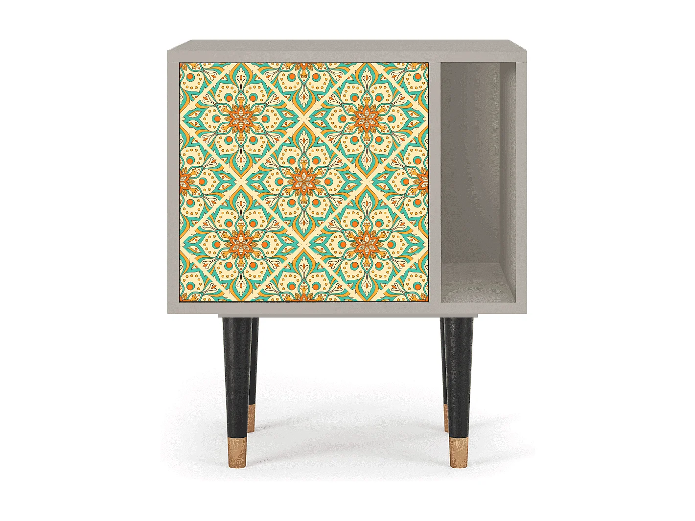 Criado-mudo - 57х69х48 cm - S2 - Hindu Daisy, Areia