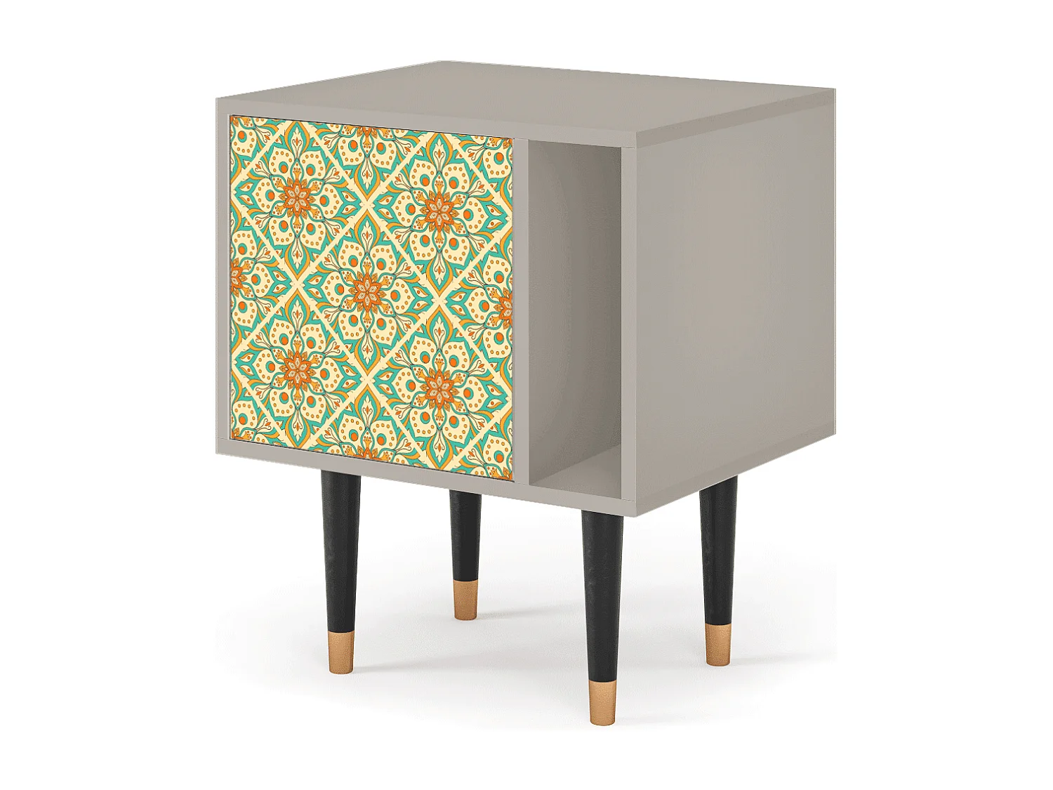 Criado-mudo - 57х69х48 cm - S2 - Hindu Daisy, Areia