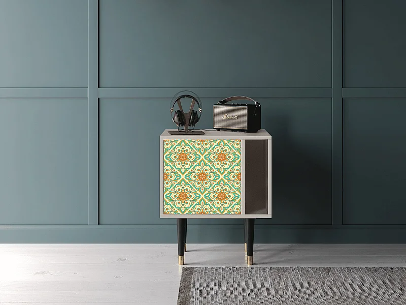 Criado-mudo - 57х69х48 cm - S2 - Hindu Daisy, Areia