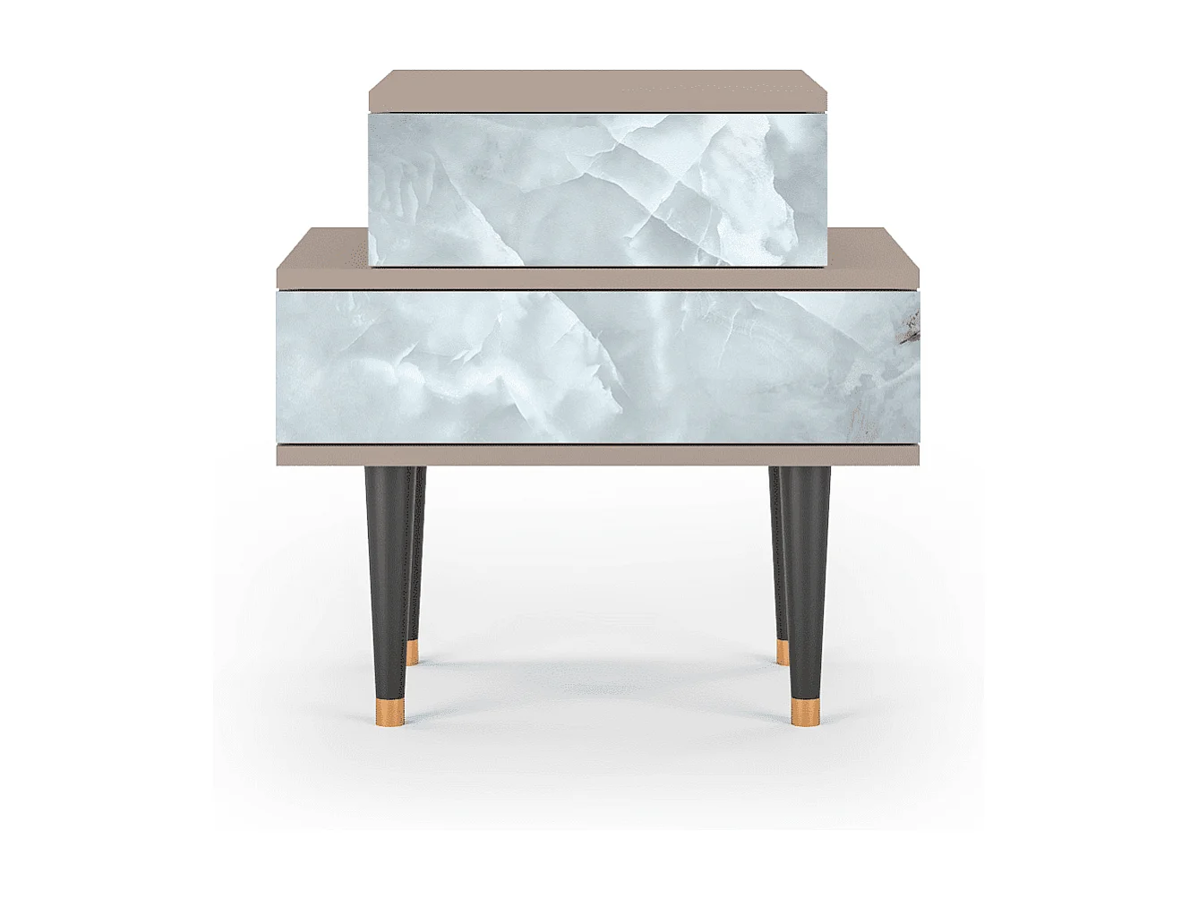 Nachtkastje - 58х58х41 cm - NS1 - The Onyx, Latte