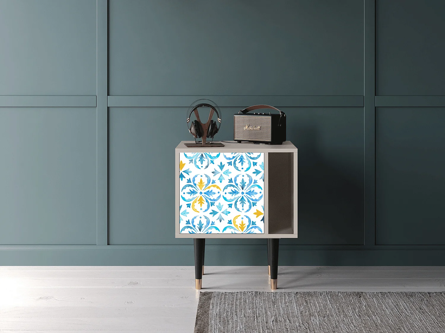 Table de nuit - 57х69х48 cm - S2 - Lisbon Flover, Sable