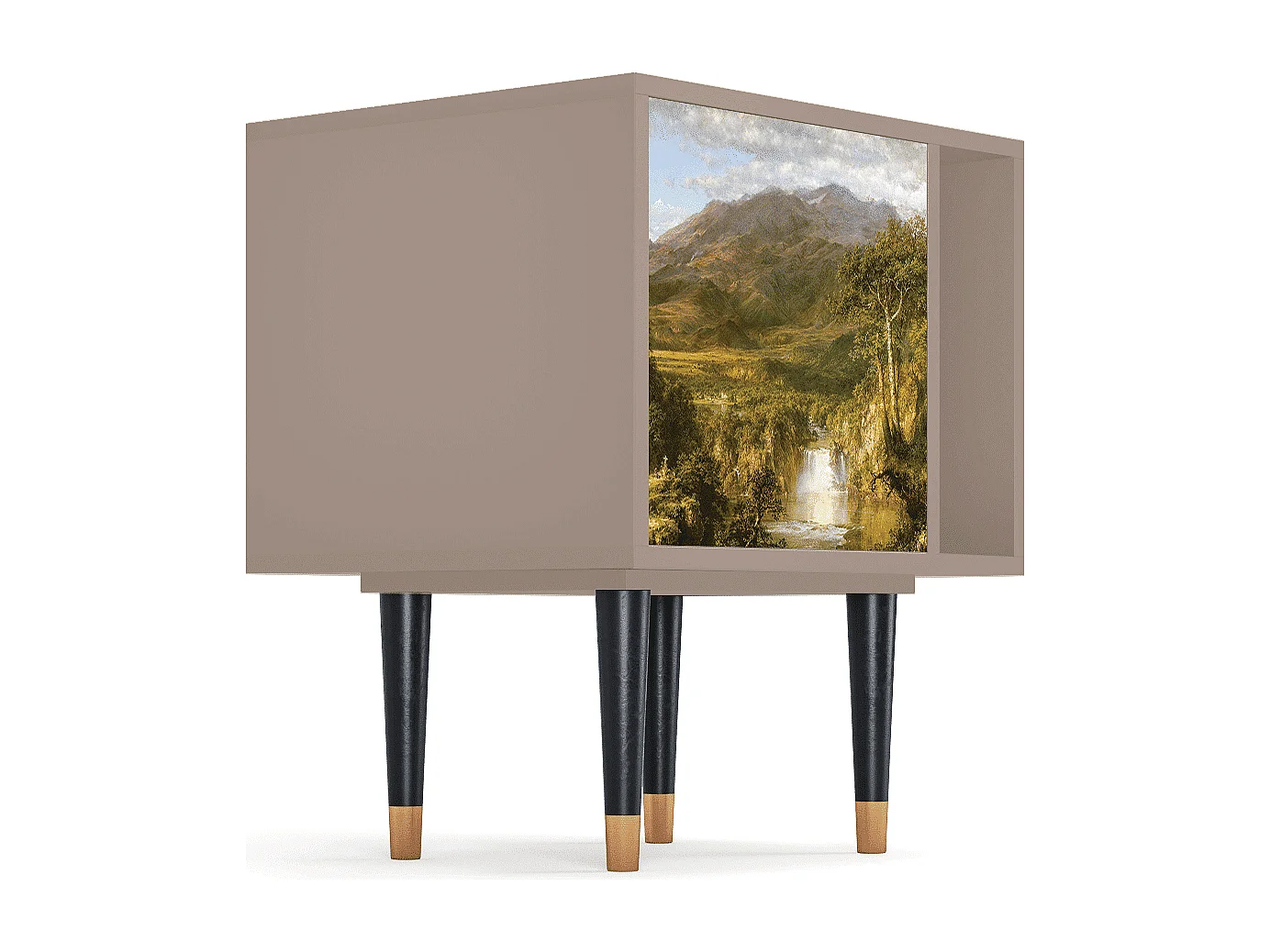 Stolik nocny - 57х69х48 cm - S2 - The Heart of the Andes , Latte