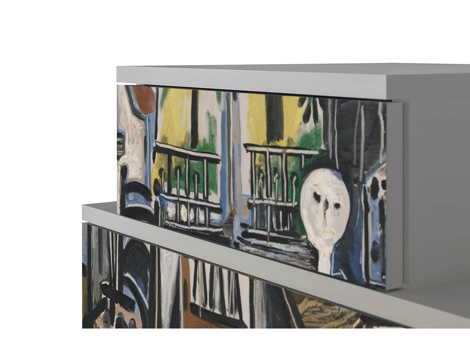 Table de nuit - 58х58х41 cm - NS1 - The Studio , Gris