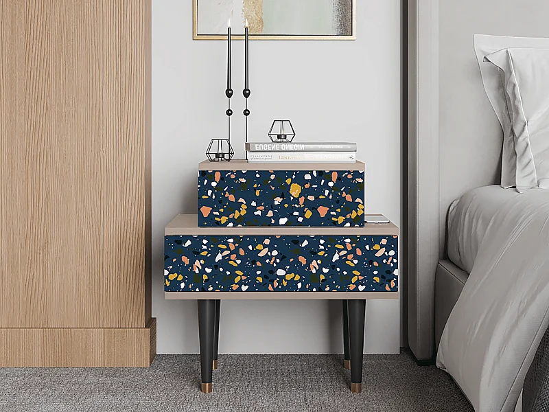 Nachtkastje - 58х58х41 cm - NS1 - Night Sky Langhterns, Latte