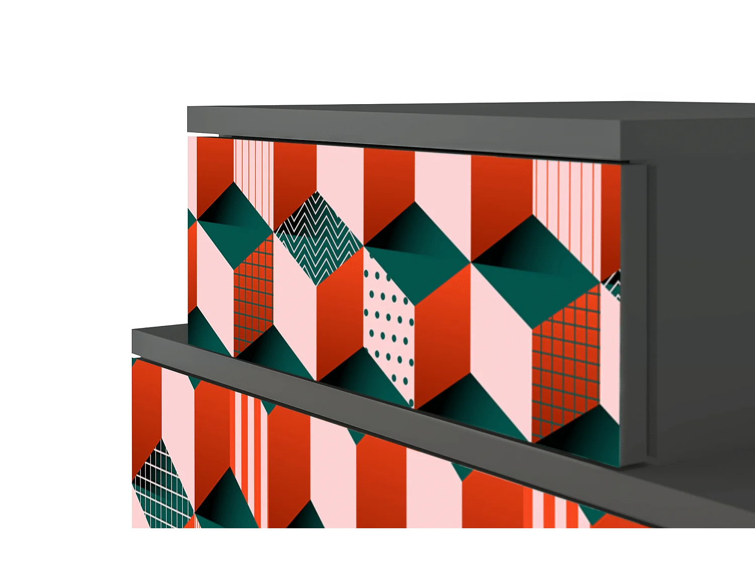 Table de nuit - 58х58х41 cm - NS1 - Pepsi-Cola, Anthracite