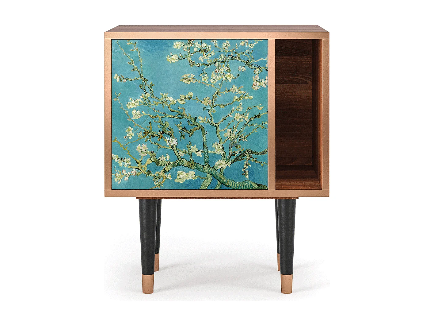 Criado-mudo - 57х69х48 cm - S2 - Almond Blossom, Nogueira