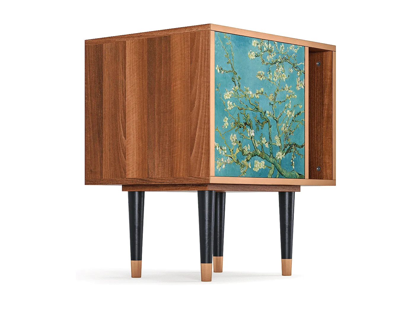 Criado-mudo - 57х69х48 cm - S2 - Almond Blossom, Nogueira