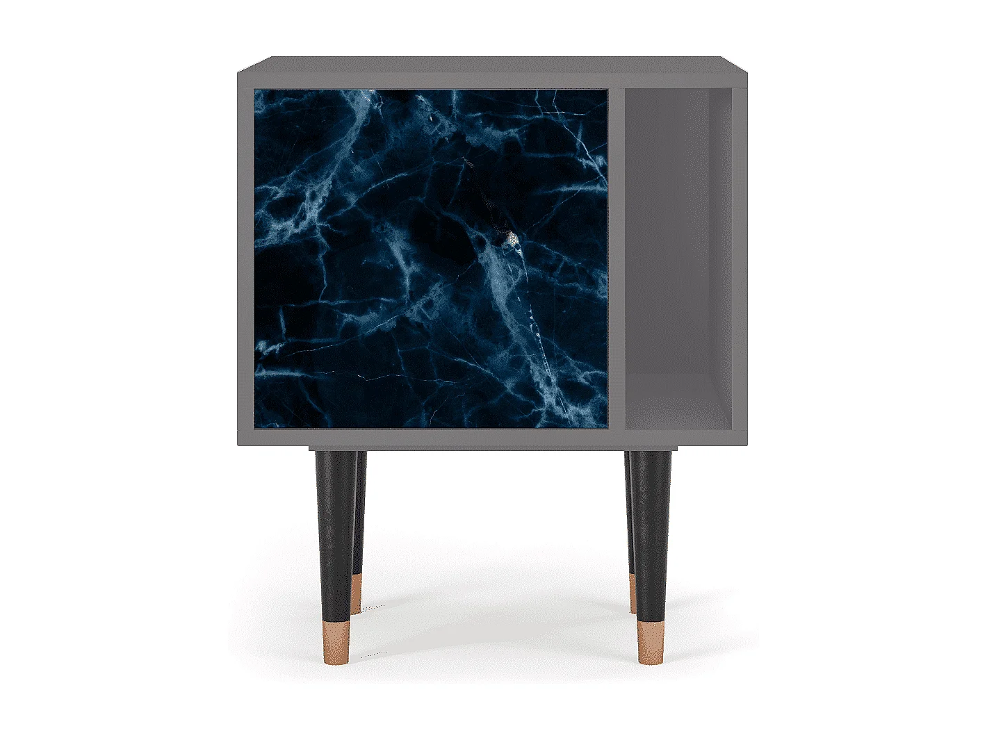 Nachttisch - 57х69х48 cm - S2 - Deep Ocean, Grau