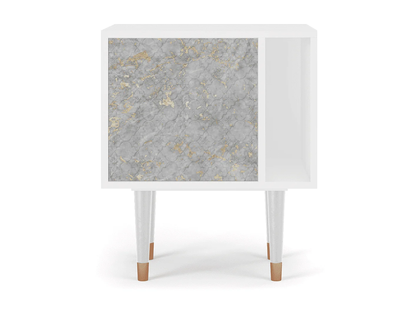 Table de nuit - 57х69х48 cm - S2 - Mariana Trench, Blanc