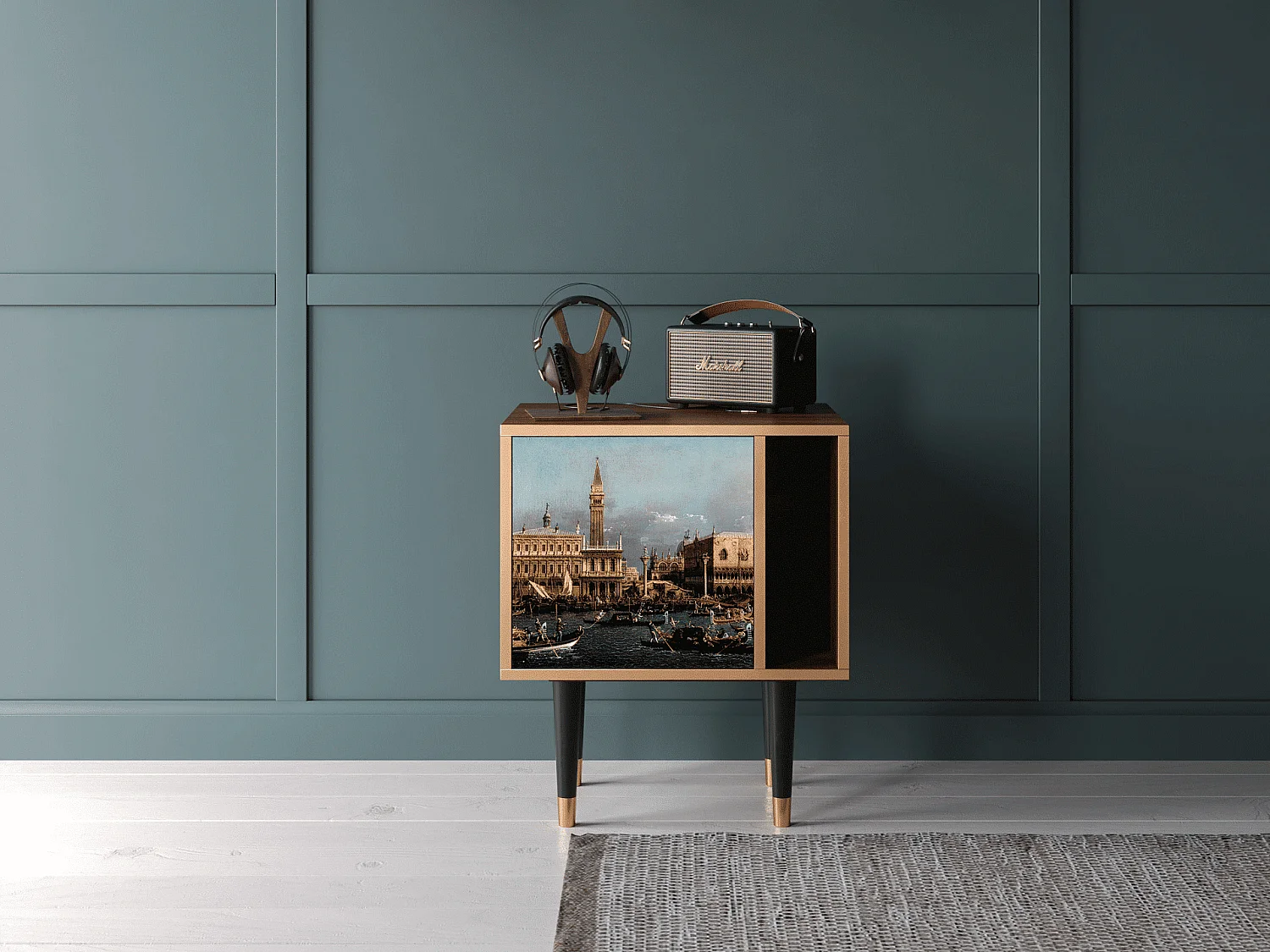 Nachttisch - 57х69х48 cm - S2 - The Bucintoro, Walnuss