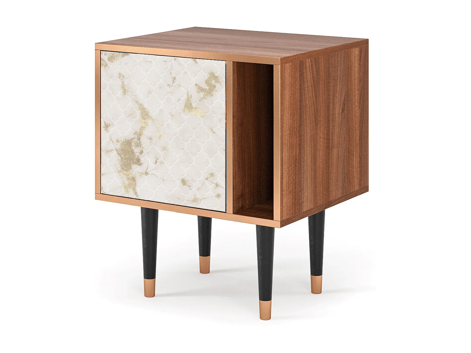 Table de nuit - 57х69х48 cm - S2 - Sahara desert, Noyer