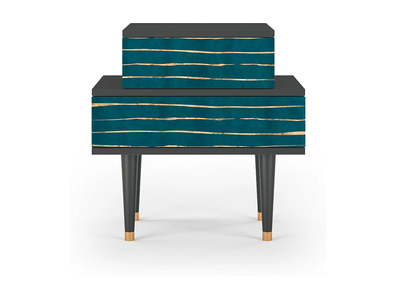 Table de nuit - 58х58х41 cm - NS1 - Ocean Drive, Anthracite