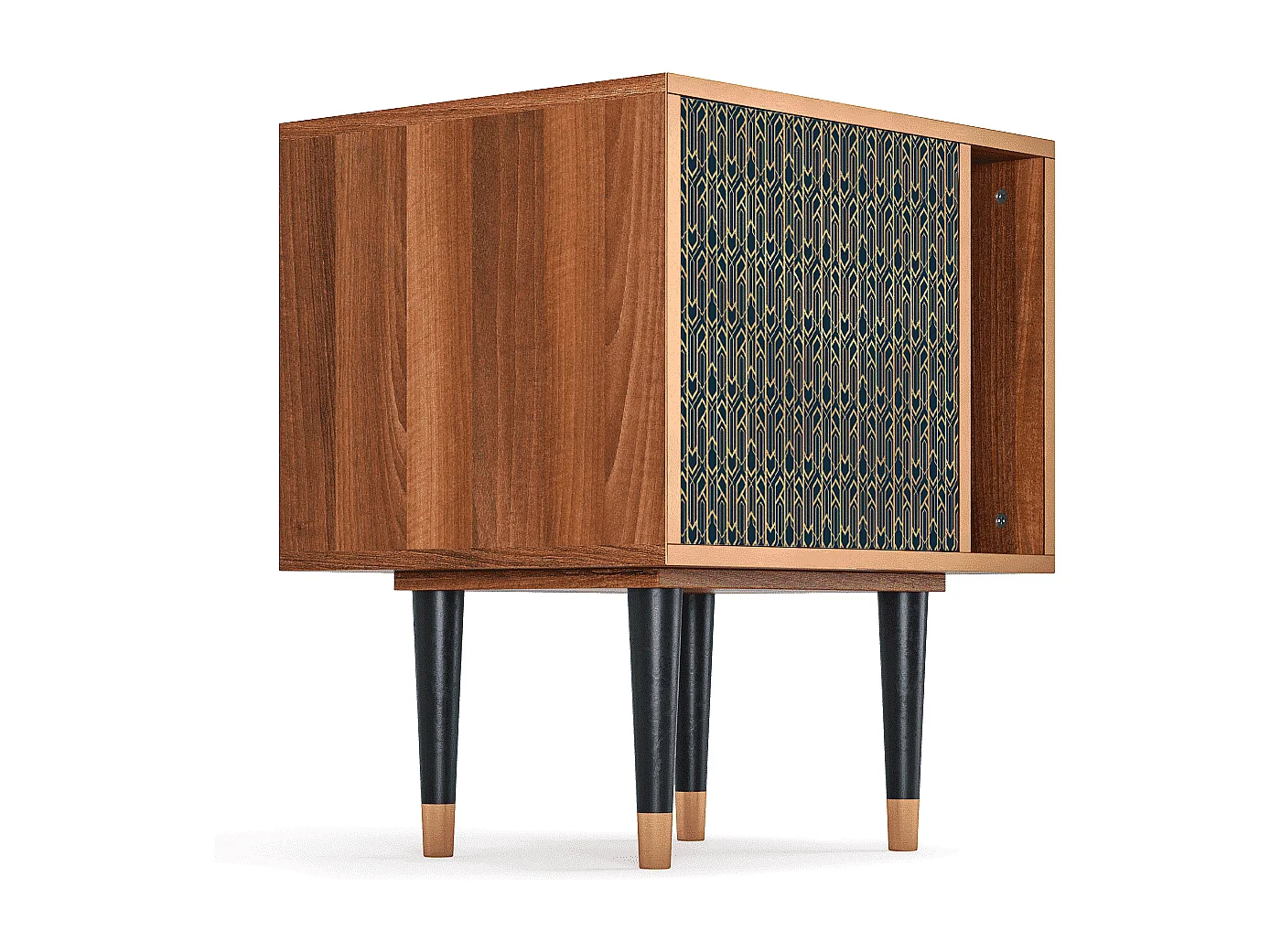 Table de nuit - 57х69х48 cm - S2 - Golden Empire, Noyer