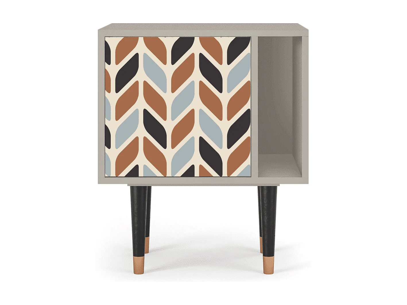 Table de nuit - 57х69х48 cm - S2 - Beige Laure, Sable