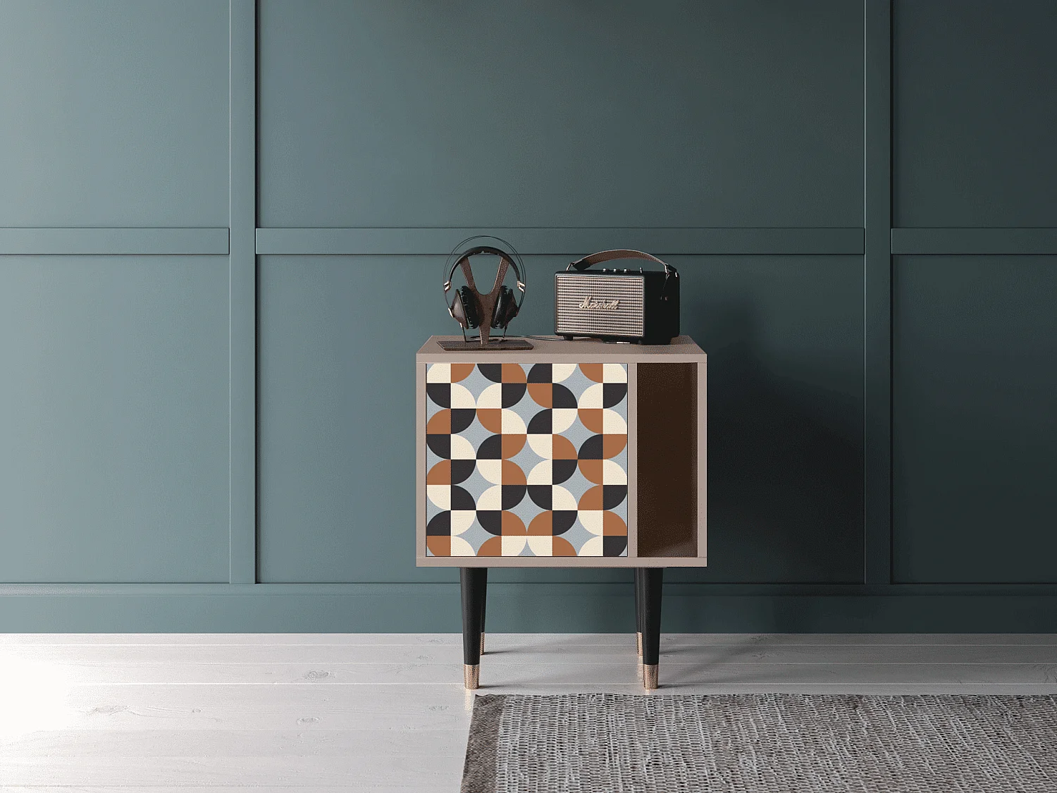 Table de nuit - 57х69х48 cm - S2 - Brown Sensation, Latte