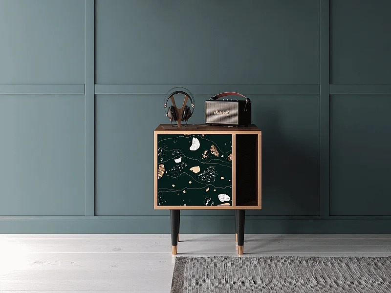 Table de nuit - 57х69х48 cm - S2 - Space Rocks, Noyer