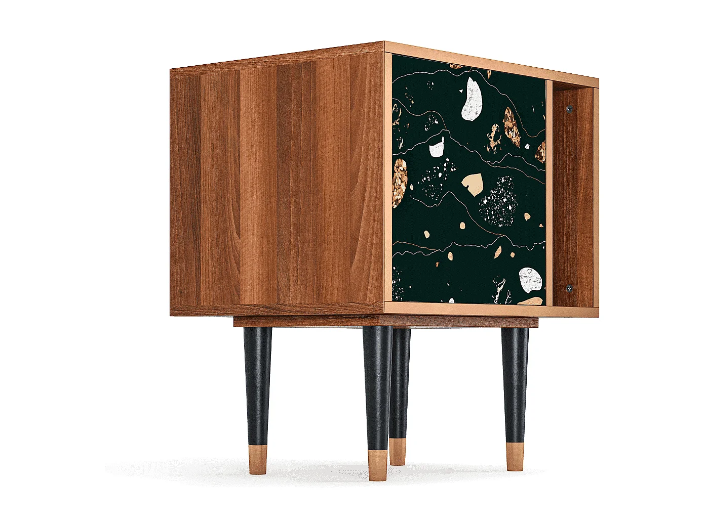 Table de nuit - 57х69х48 cm - S2 - Space Rocks, Noyer