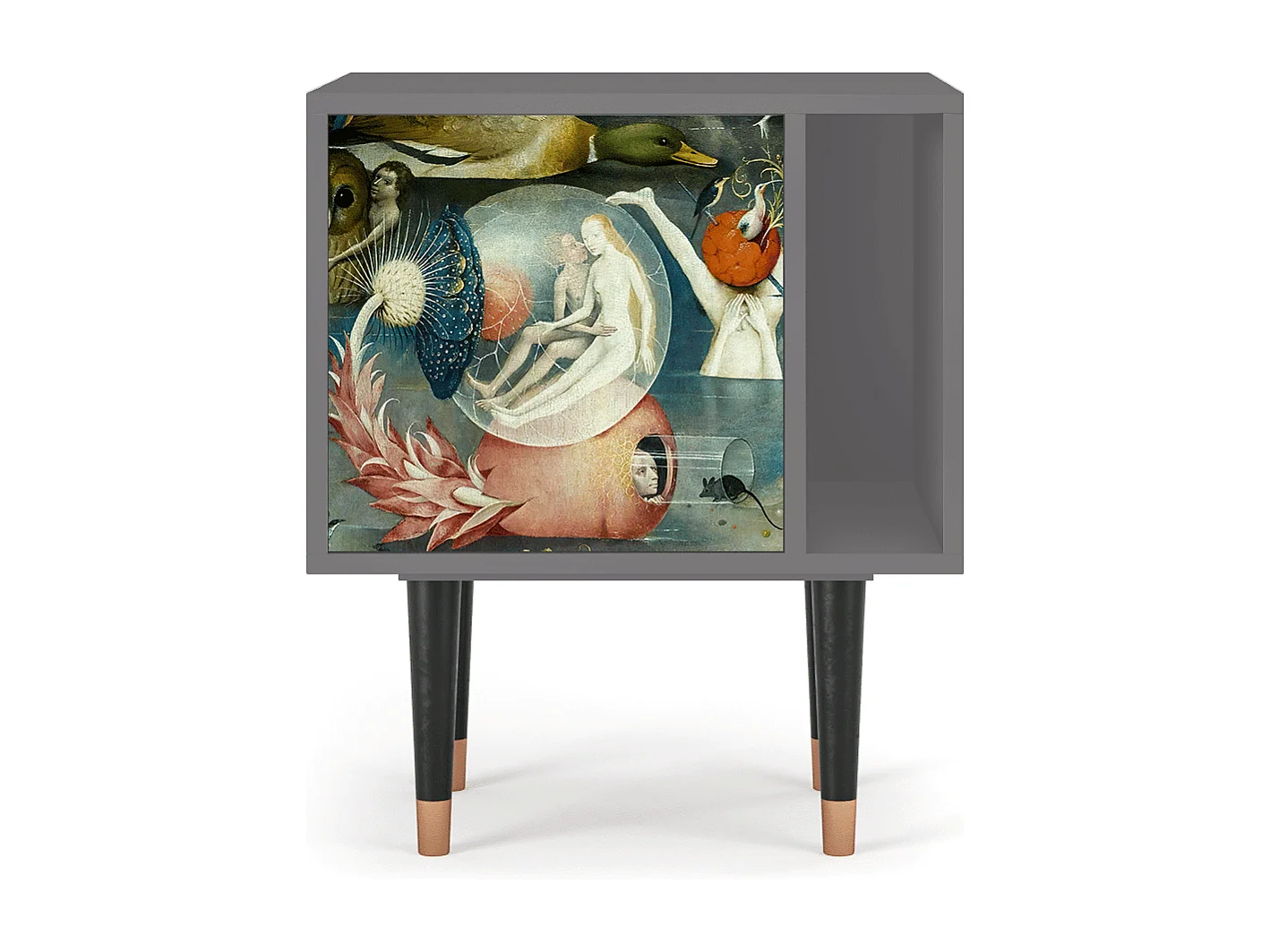 Nachtkastje - 57х69х48 cm - S2 - The Garden Of by Bosch, Grijs