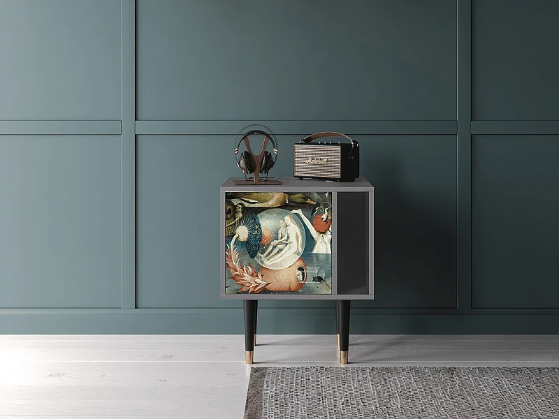 Stolik nocny - 57х69х48 cm - S2 - The Garden Of by Bosch, Szary