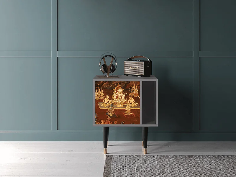 Table de nuit - 57х69х48 cm - S2 - Malyavan, Gris