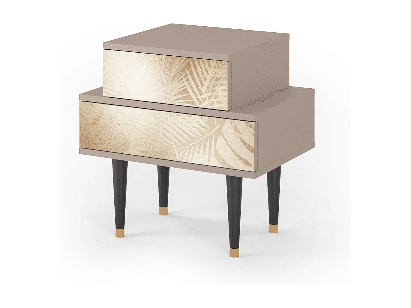 Nachtkastje - 58х58х41 cm - NS1 - Plant of the Dessert, Latte