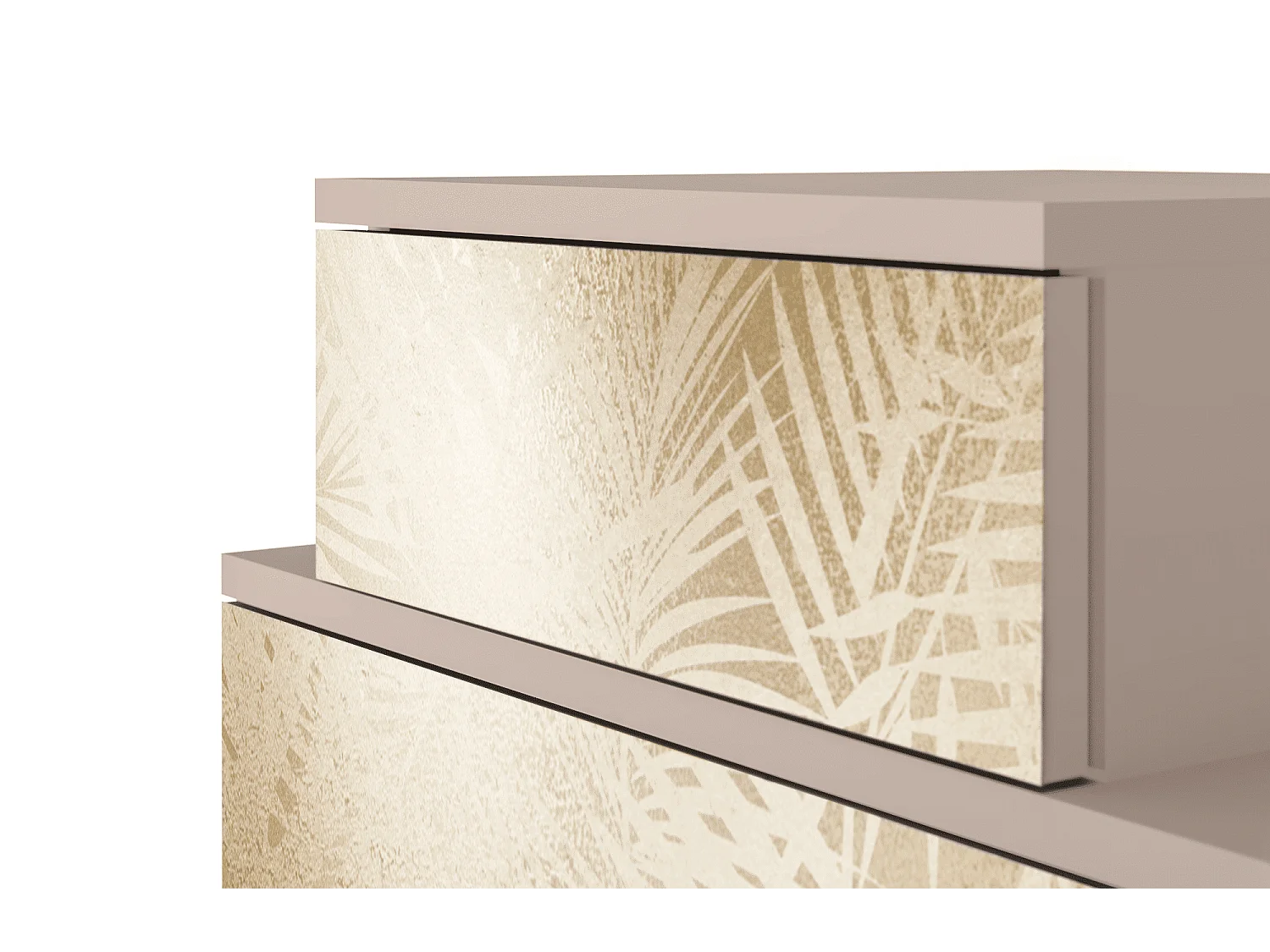 Nachtkastje - 58х58х41 cm - NS1 - Plant of the Dessert, Latte