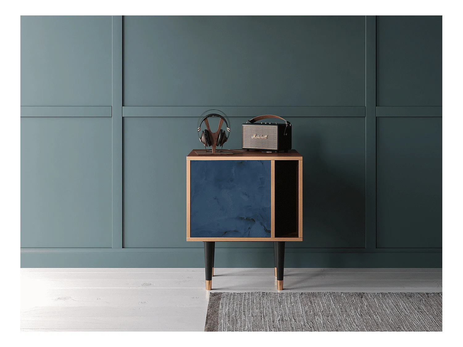 Nachttisch - 57х69х48 cm - S2 - Endless Galaxi, Walnuss