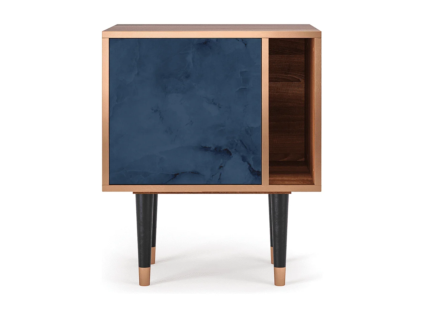 Table de nuit - 57х69х48 cm - S2 - Endless Galaxi, Noyer