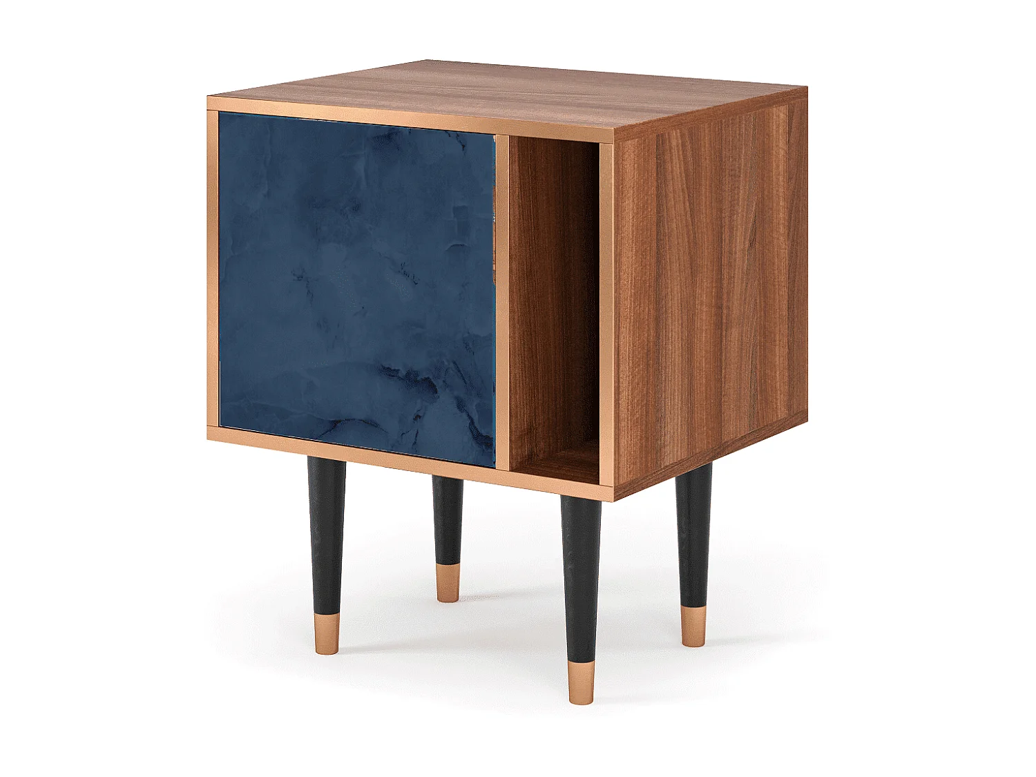 Table de nuit - 57х69х48 cm - S2 - Endless Galaxi, Noyer